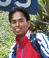 Six distinct portrait images arranged in a , each showing a person in different attire and backgrounds