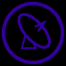 Four circular icons arranged in a : purple satellite dish, yellow mouse with cord, orange group of three figures, and gray empty space