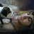 Pixelated image of a person with light hair lying down next to a dog, with blue text reading 'Alyssa Loves Pete' on a dark blue background.