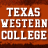 A four- with text and imagery: 'TEXAS WESTERN COLLEGE' in white block letters on brown, 'GLORY ROAD' stylized white text, a pixelated figure's face, and 'NOW PLAYING!' below