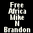 Black background with white pixelated text arranged in two vertical , each containing identical repeated lines of text