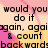 Pixelated text in black font on a pink and yellow gradient background with a gray rectangular overlay.