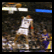 Pixelated basketball scene with player in white jersey jumping, surrounded by blurred figures and arena lights; text "big balla Jeremy" on right side.