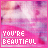 pink-toned images with 'YOU'RE BEAUTIFUL' text, some showing subtle animation changes in the background and text elements