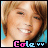 nine pixelated images showing a person with light brown hair and blue background, each labeled 'Cole' in pink and cyan text