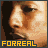 Pixelated close-up of a person's face with warm tones and yellow text reading "FORREAL" at the bottom, displayed as a static buddy icon.