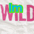 Pixelated text elements in various colors on a white background with visible compression artifacts.