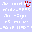 Pixelated text on light purple background with red heart symbol replacing 'y' in 'Livy', showing two identical side-by-side layouts of names and phrases.