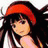 A pixelated anime-style character with long dark hair and a red headband appears on the left side of a contact sheet, while the right side displays "Anime IM" text in white pixel art over black background.