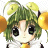 A pixelated anime-style character with green hair and yellow ears on the left, next to a black background with white text "Anime IM" and signature "C0M" on the right.