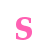 Pixelated text letters and symbols in various colors arranged on a white background with black border.