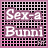 six identical showing 'Sex-a Bunni' text in white with pink outline on a black-and-white checkered background, each containing small 'ft' text below the main text