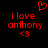 Red pixelated text and symbols on black background with heart symbol above.