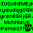 Green background with repeating black alphanumeric text patterns and four small dark pixel clusters in the center and bottom-right.
