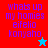 Pixelated text reads "whats up my homies eifelio konyaho" in purple on red and blue backgrounds with a small star icon.