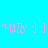 A static image of a pink pixelated text and emoticon on a blue background with no visible animation changes.