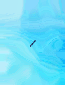 Animated sequence showing the word 'FOTO' in dark blue 3D letters against a light blue water-like background, with text size and position changing across frames.