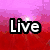 Four quadrant with text labels: 'Live' on pink-red gradient, 'Laugh' on green pixelated background, 'Love' over white flowers, and 'Edward' next to a person's face