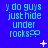 Blue background with cyan text repeating 'y do guys just hide under rocks?' and two small white stars in a