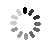 Circular arrangement of grayscale pixelated shapes rotating clockwise in a sequence of