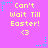 Pixelated text and symbols on a solid purple background with repeated patterns.