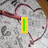 Animated sequence showing text forming 'I Love Patrick' over a heart-shaped background with red outlines.