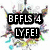 A static image displays multiple names in black text on a white background with colorful pixelated elements.