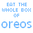 Pixelated text phrases in various colors arranged on a white background with a gray rectangle at bottom right.