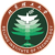 Circular icon with brown checkered border enclosing dark green background and pixelated green tree with white star atop
