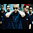 Pixelated image of multiple people in dark clothing with one person holding hands behind head, text reads 'arabians are coming to get u'