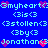 Pixelated blue background with repeated cyan text and pink heart symbols in a static pattern.