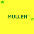 Yellow background with green star clusters and repeated text 'MULLEN' in dark green pixelated font.