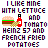 Animated sequence showing a cheeseburger icon with changing text underlines and small green leaf accents, all set against white background.