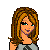 Pixel art buddy icon featuring a female character in athletic wear with text "Athletic BaBe" on the right side of the image.