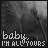 25 identical square showing a grayscale background with text 'baby. I'M ALL YOURS' in varying colors across the top