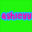 Three colored display names with pixelated text effects, below which three additional show phrases about sisters and lemons