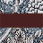 Animated sequence showing text fragments 'Y', 'Ye', 'Yea', 'Yeah' in brown bars over a blue-and-white patterned background, with partial phrases like 'Yeah, I'm Rad.' appearing sequentially.