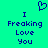 Pixelated blue text on bright green background with heart symbol above, showing identical static display across observations.