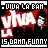 Pixelated static icon featuring bold red and white text on a black background with blood-like splatter effects, framed by white borders at top and bottom.