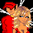 Pixelated cartoon couple embracing against a starry space background with multiple Earth globes and text reading 'You Rock My World' in white.