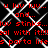 Red text on black background with white chain-link pattern repeating across the image.