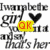 Two side-by-side text-based images with black and yellow elements, featuring stylized lettering and a heart symbol.