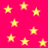 Yellow stars scattered across a bright pink background with no visible motion or text.
