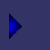 Blue triangular shape with cyan outline transitions from solid to segmented to fainter segments