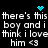 Pixelated text repeats 'there's this boy and i think i love him <3' with cyan heart symbols on a black background.