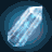 Animated contact sheet showing six frames of a Final Fantasy-themed buddy icon with glowing crystal and explosion effects transitioning to text logo.