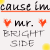 Animated contact sheet showing three frames of a pixelated text-based buddy icon with heart symbols and underlined text elements.