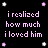 A static contact sheet of 17 frames from an animated AIM buddy icon showing repeated text about love and heartbreak against a black background with pink star accents.