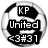 A soccer ball–shaped icon with "KP United <3#31" text, a heart-shaped icon with "Soccer 4 Life!" text, and a heart-shaped icon with "Jullezz" and "Iylas!!<3" text, all in pixelated style.