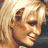 A 4-frame contact sheet of a pixelated animated icon featuring a blonde woman with varying expressions and poses across frames, including a brown background with visible text in the bottom-right frame.